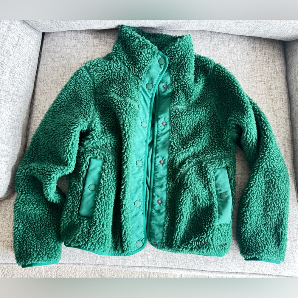 L.L. Bean Emerald Green Fleece Jacket